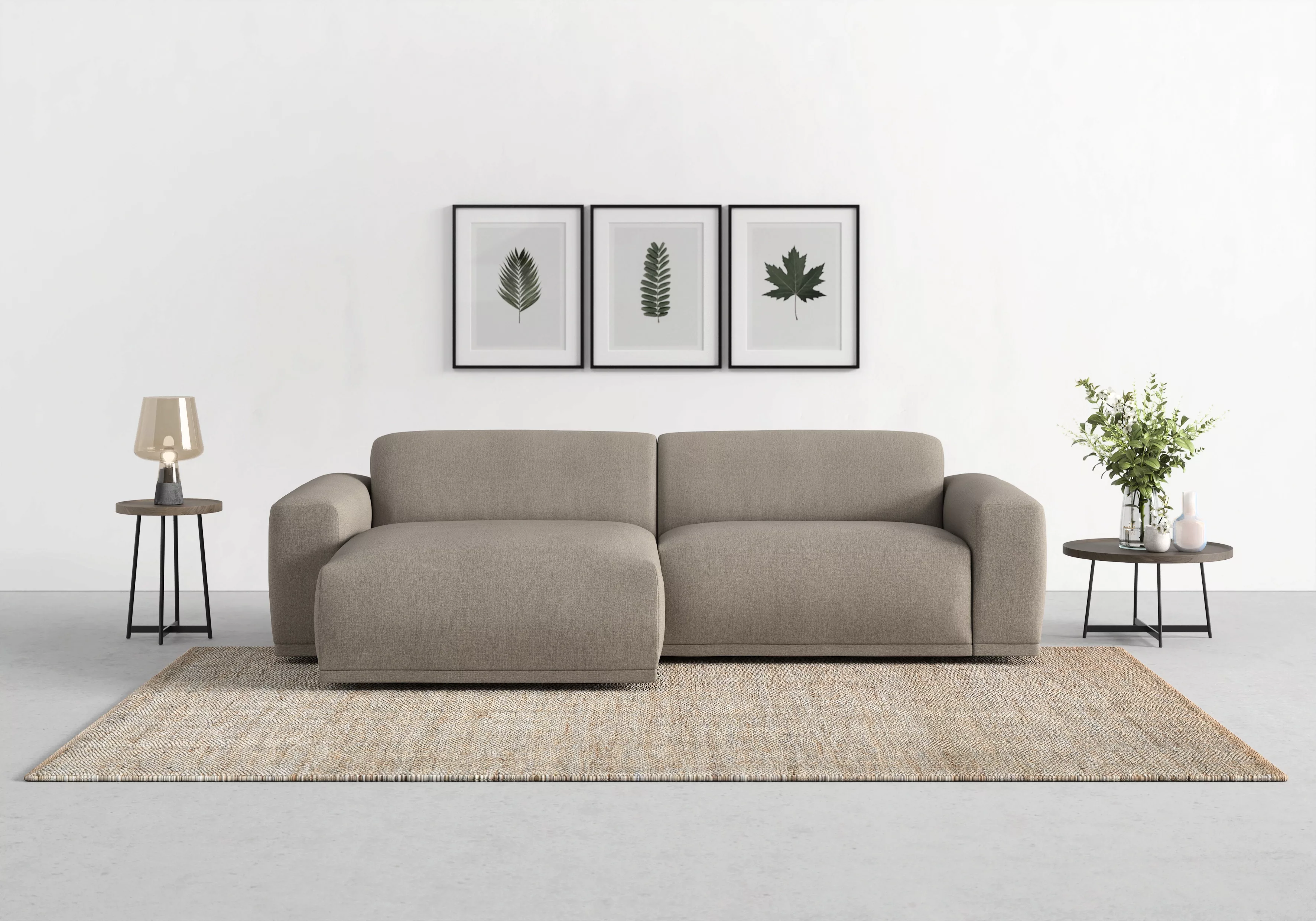 TRENDMANUFAKTUR Ecksofa "Braga, mit hochwertigem Kaltschaum, L-Form, in Cor günstig online kaufen