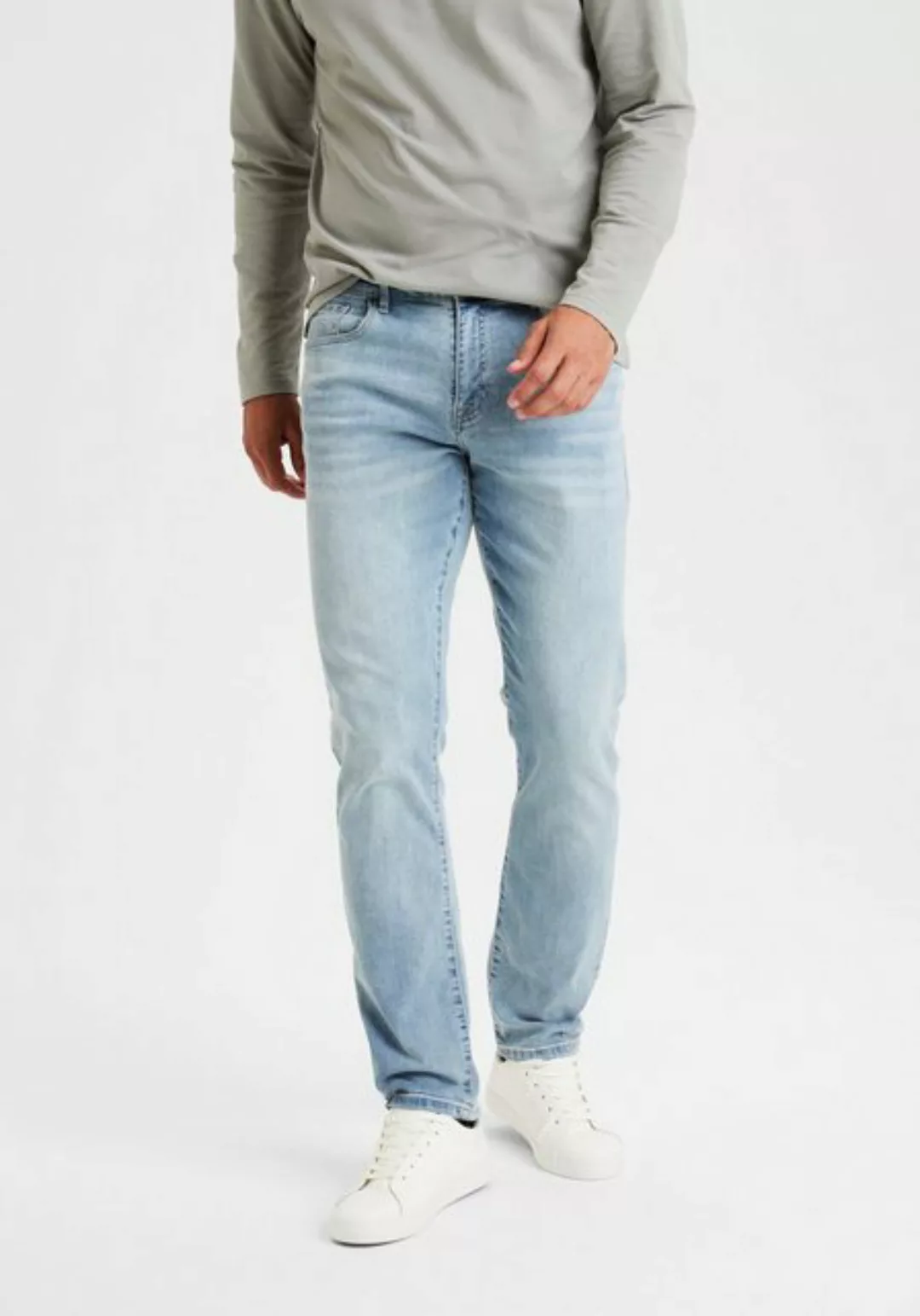 Buffalo 5-Pocket-Jeans "Straight-fit", mit normaler Bundhöhe, aus elastisch günstig online kaufen