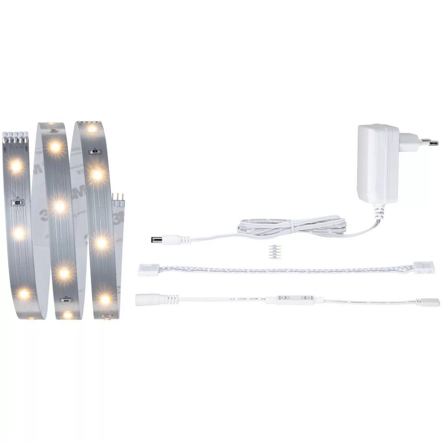 Paulmann MaxLED 250 LED Strip Regal Komfort Basis-Set 1 m Weiß günstig online kaufen
