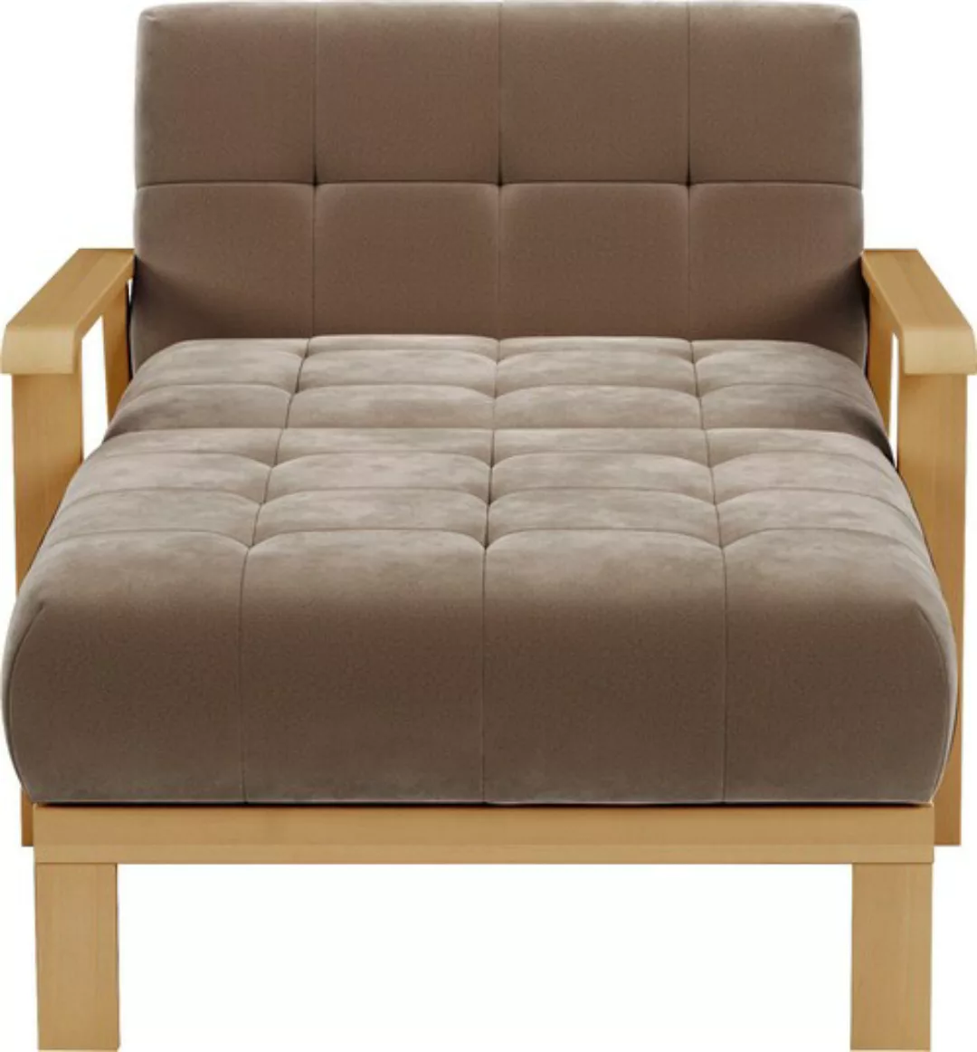sit&more Recamiere "Billund", Armlehnen aus eichefarbigem Buchenholz, versc günstig online kaufen