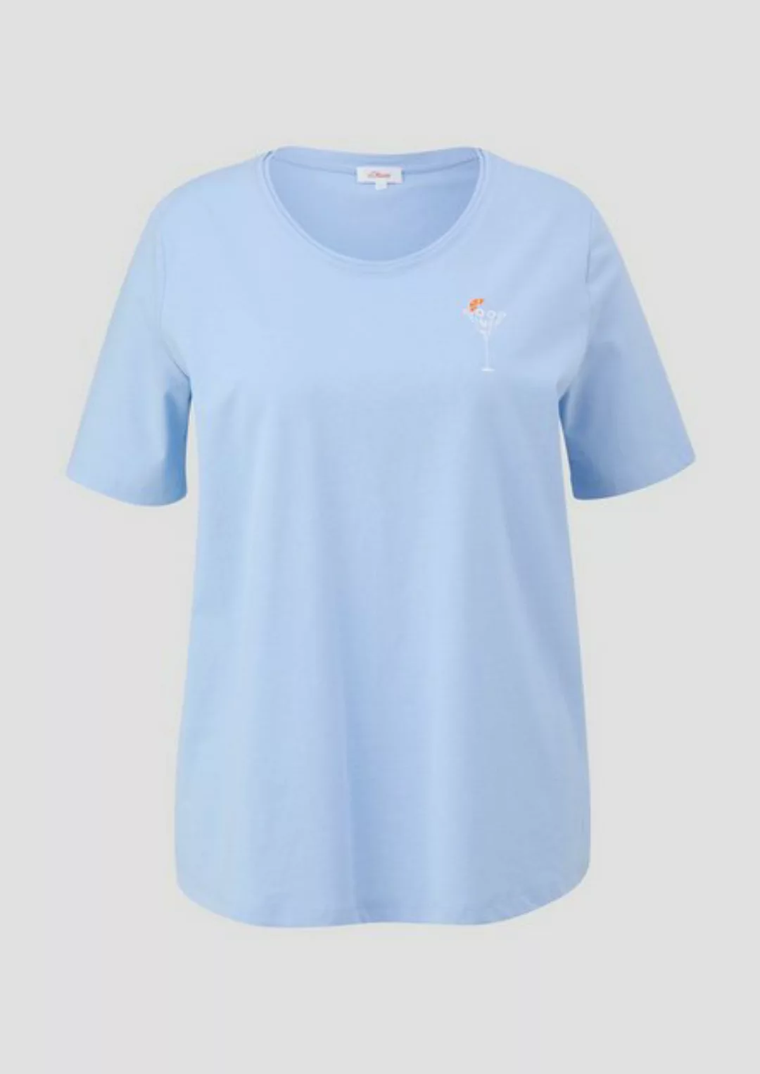 s.Oliver Kurzarmshirt Jerseyshirt mit Printdetail günstig online kaufen