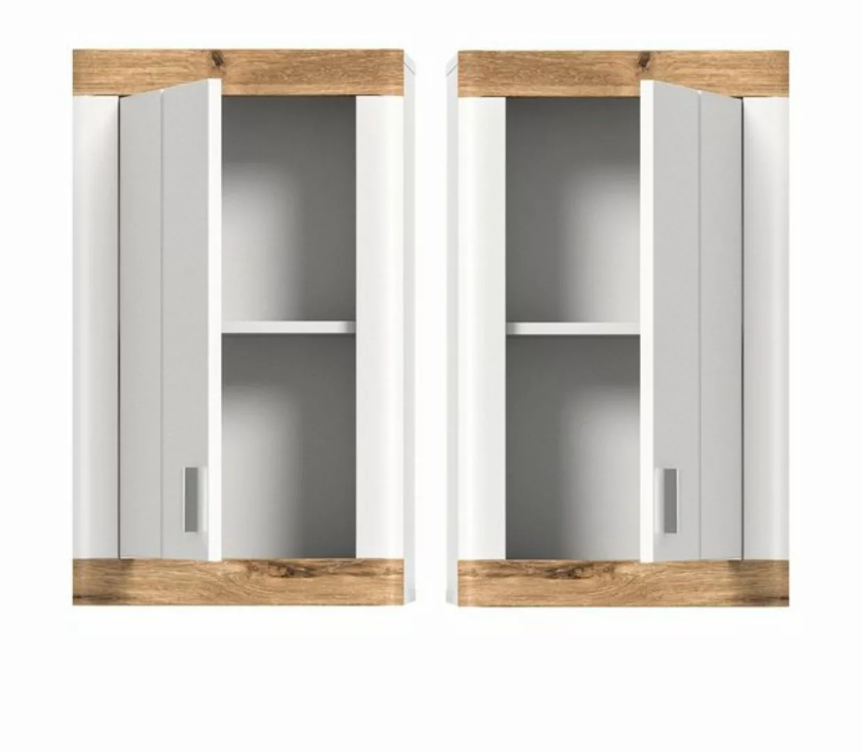 xonox.home Hängeschrank Laredo (Badschrank in weiß mit Eiche, Landhausstil, günstig online kaufen