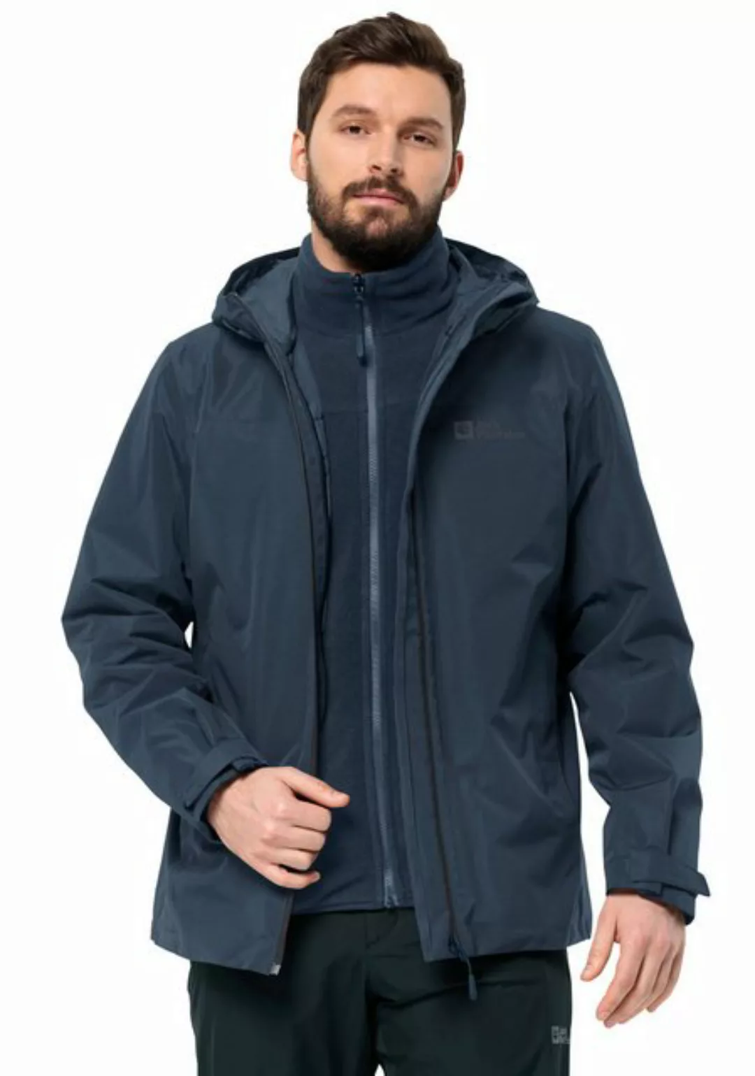 Jack Wolfskin 3-in-1-Funktionsjacke TAUBENBERG 3IN1 JKT M mit wasserabweise günstig online kaufen