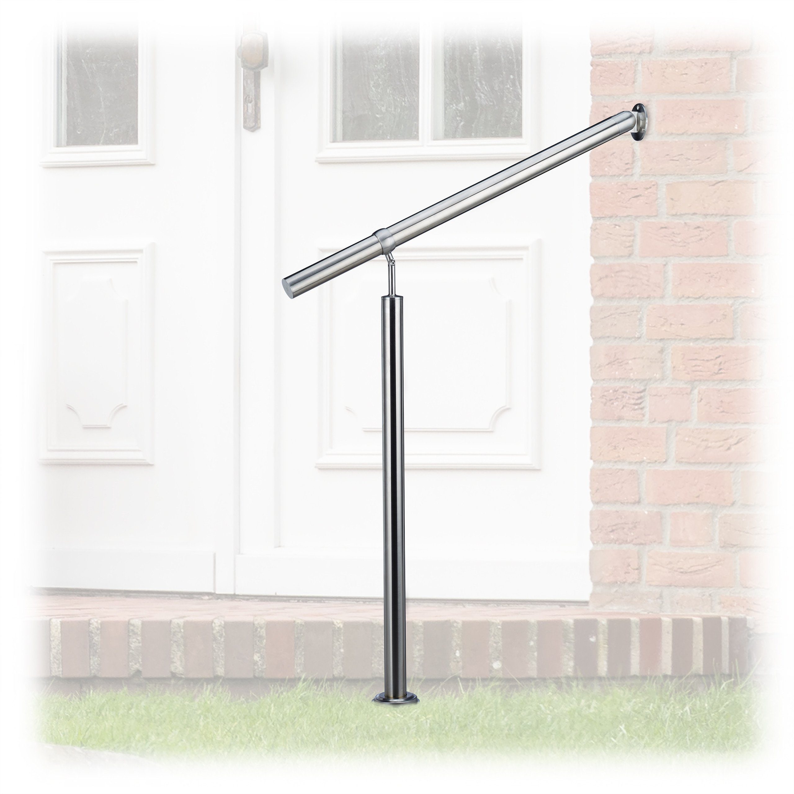 relaxdays Treppengeländer Edelstahl, 80 cm Länge, günstig online kaufen