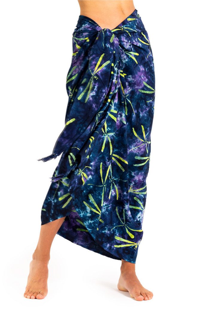 PANASIAM Pareo Sarong Wachsbatik schwarz-weiß aus günstig online kaufen
