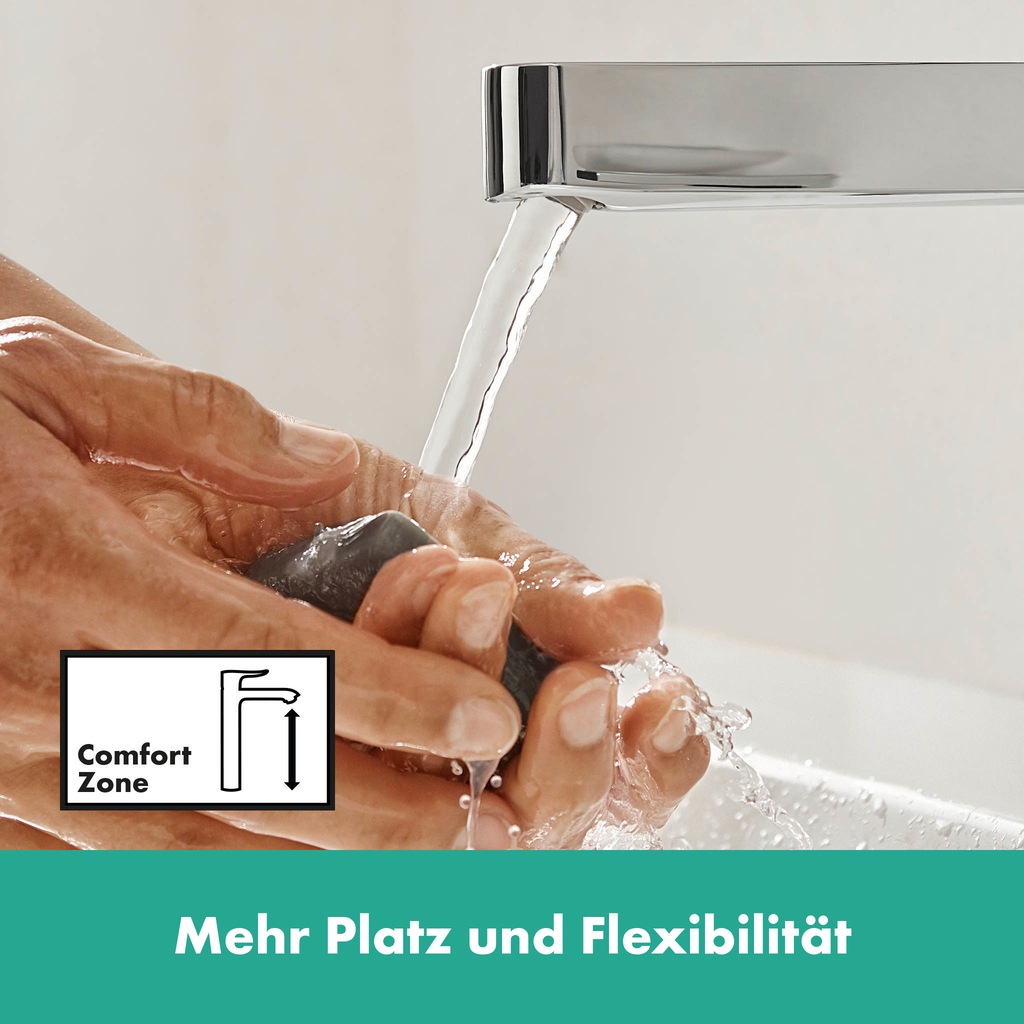 hansgrohe Waschtischarmatur »Finoris«, 26cm, für Aufsatzwaschtische mit Pus günstig online kaufen