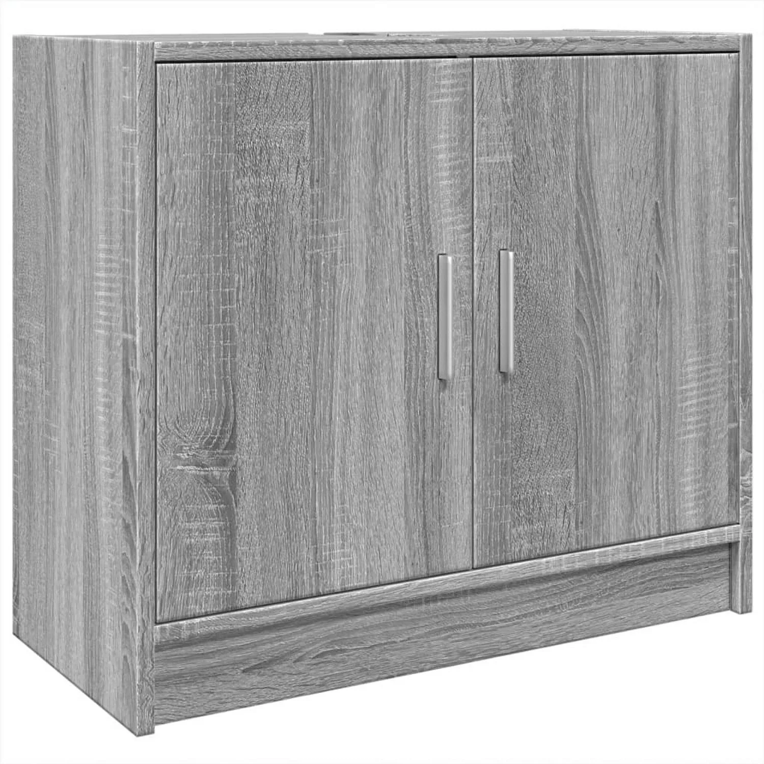 vidaXL Waschbeckenunterschrank Grau Sonoma 63x29x55 cm Holzwerkstoff günstig online kaufen