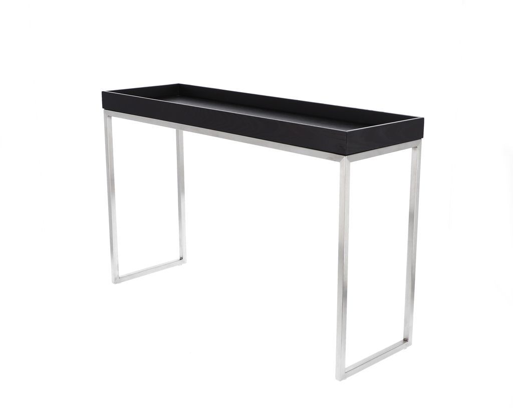 Konsolentisch Pizzo Kurz Edelstahl Wenge günstig online kaufen