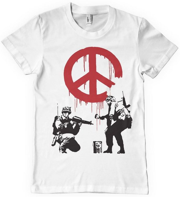 Hybris T-Shirt Soldiers Painting CND Sign T-Shirt günstig online kaufen