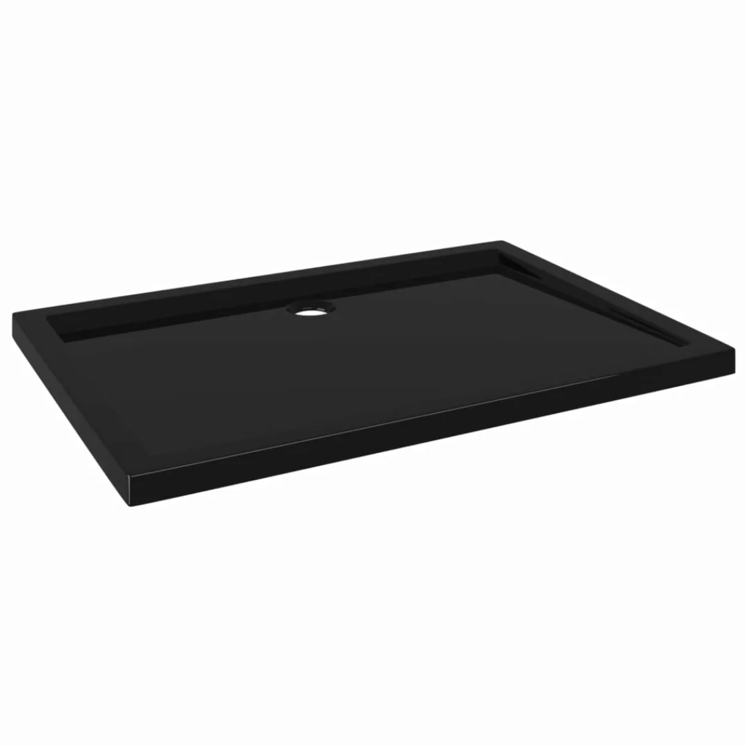 Duschtasse Abs Rechteckig Schwarz 80x110 Cm günstig online kaufen