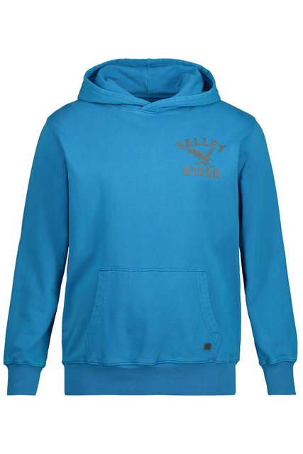 JP1880 Sweatshirt Hoodie Vintage-Look Kapuze Brustprint bis 8 XL günstig online kaufen