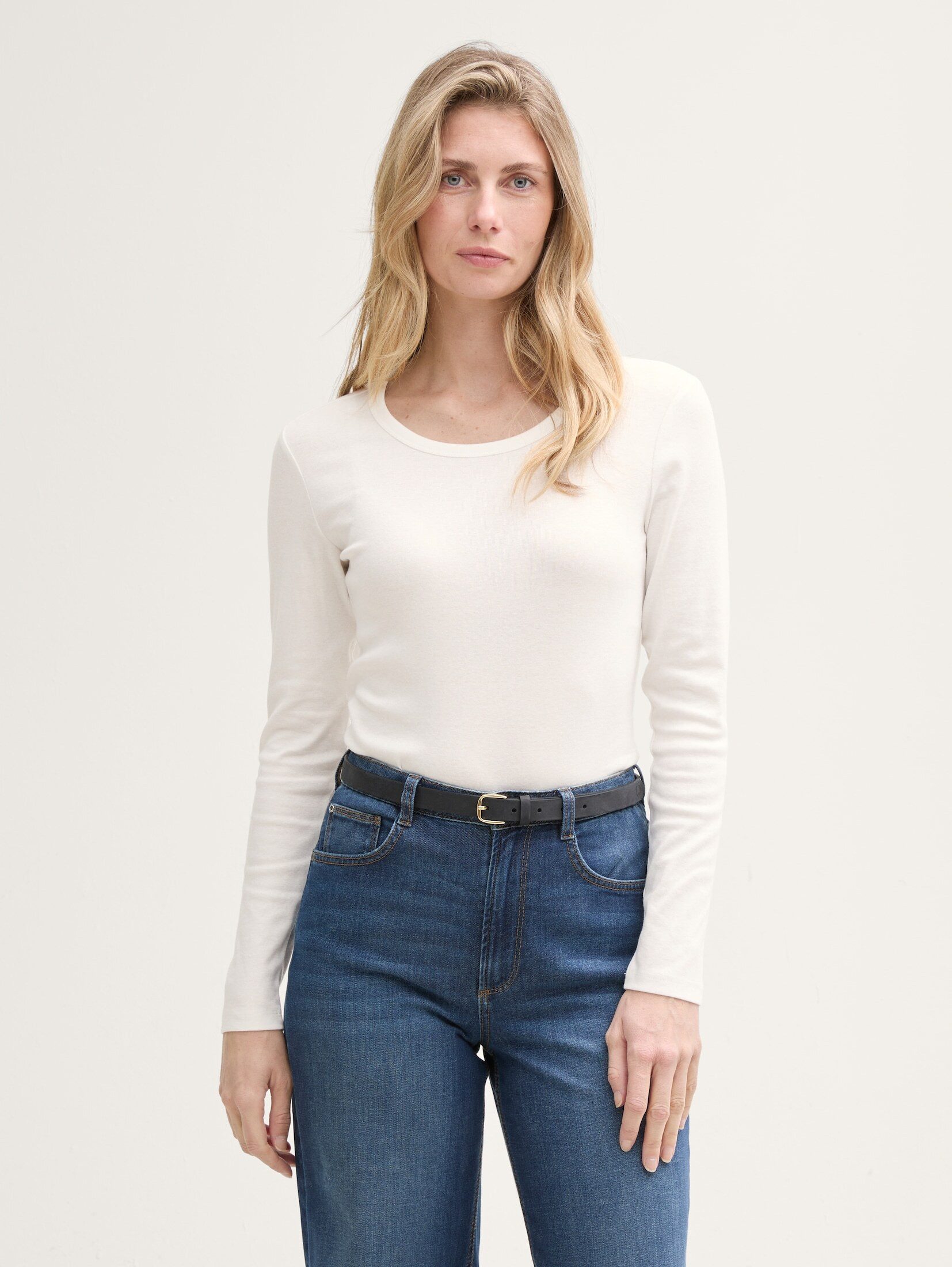 TOM TAILOR Langarmshirt Basic Langarmshirt mit günstig online kaufen