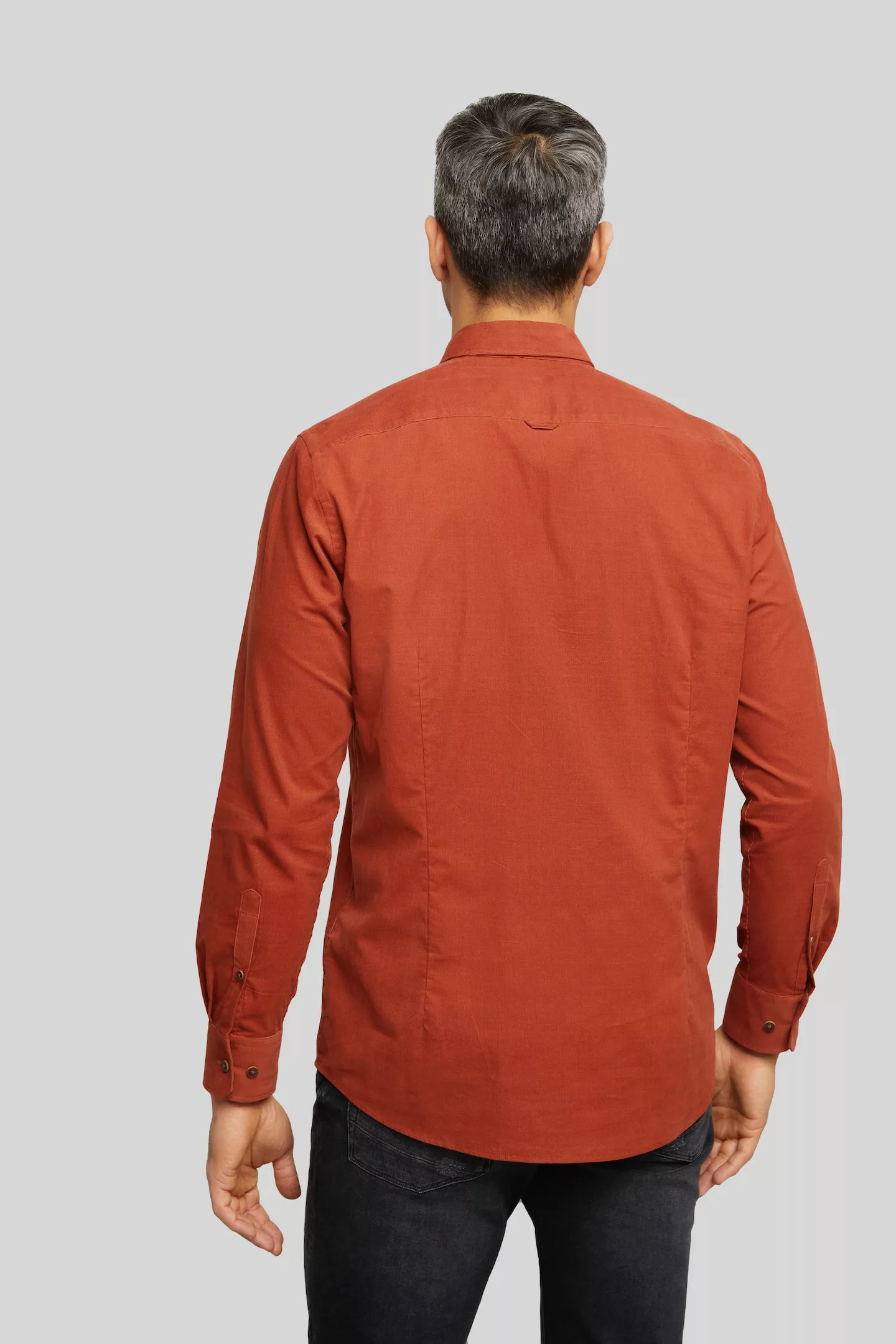 bugatti Langarmhemd, mit Button-Down-Kragen günstig online kaufen