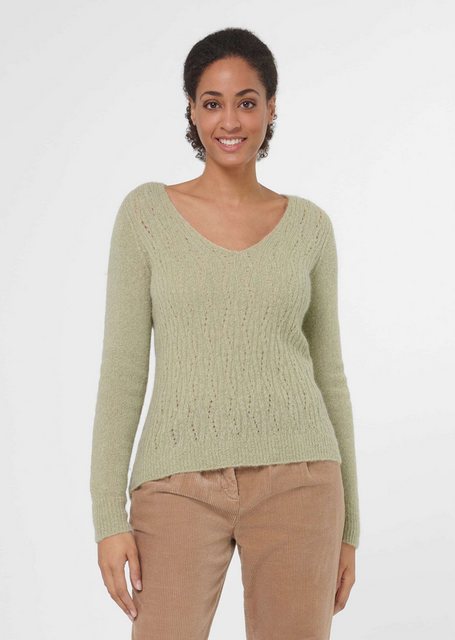 MADELEINE Strickpullover Ajour-Pullover aus Alpaka- Mischung günstig online kaufen