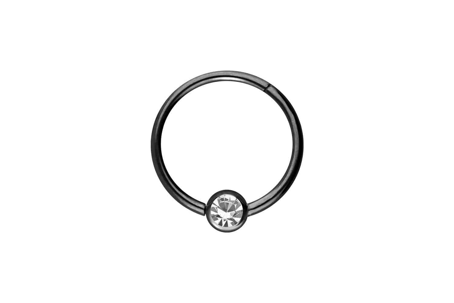 PIERCINGLINE Nasenpiercing Titan Segmentring Clicker KRISTALL günstig online kaufen