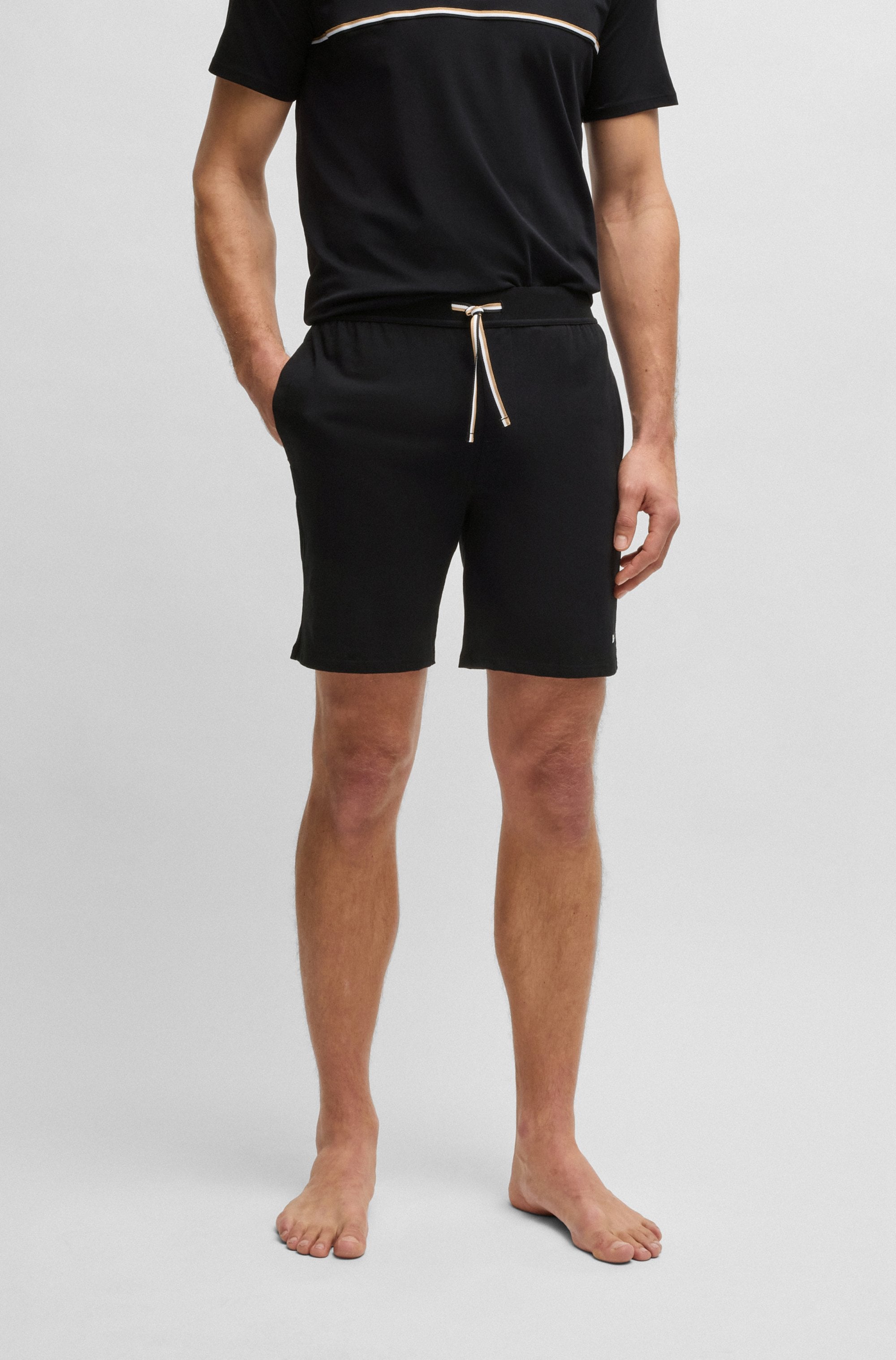 BOSS Pyjamahose "Unique Shorts CW", mit BOSS Schriftzug günstig online kaufen