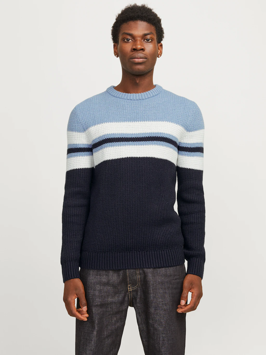 Jack & Jones Rundhalspullover "JJSANDER KNIT CREW NECK" günstig online kaufen