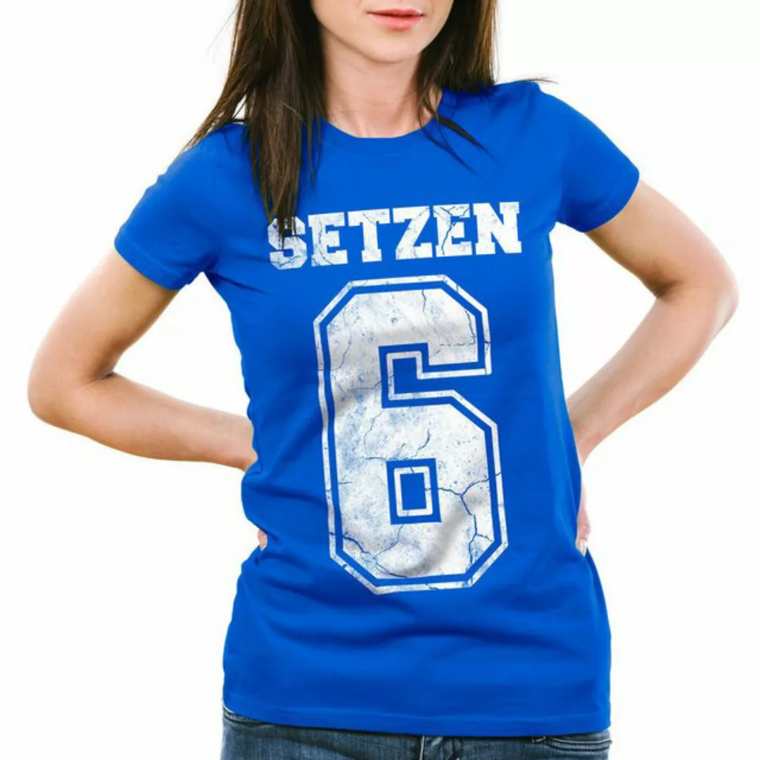 style3 T-Shirt Setzen Sechs schule zeugnis abschluss günstig online kaufen