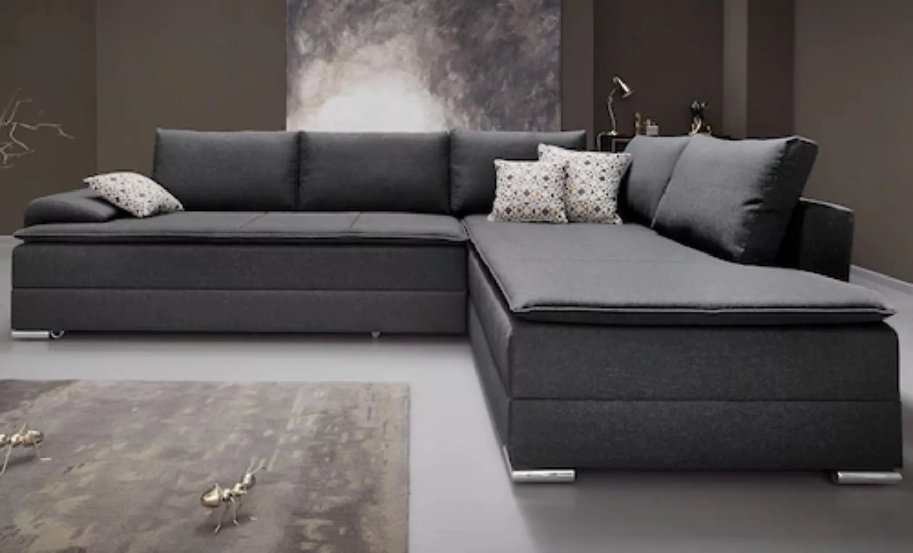 INOSIGN Ecksofa »Night & Day L-Form«, mit Boxspring Bettfunktion 180x200 cm günstig online kaufen