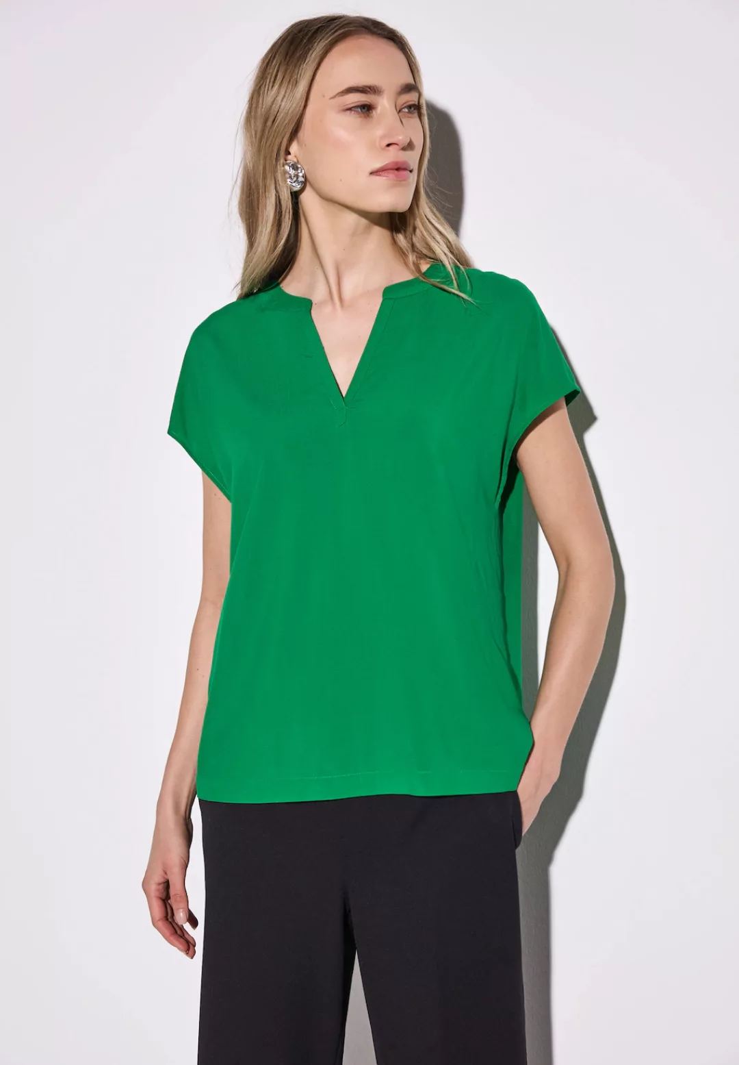 STREET ONE Hemdbluse, aus softer Viskose günstig online kaufen
