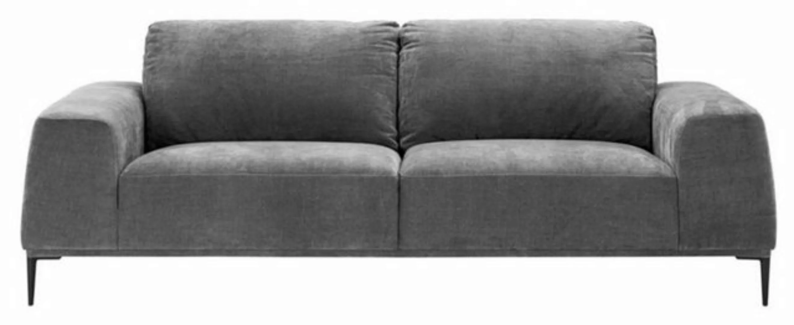 Casa Padrino Sofa Luxus Wohnzimmer Sofa Grau 223 x 93 x H. 80 cm - Hotel Mö günstig online kaufen