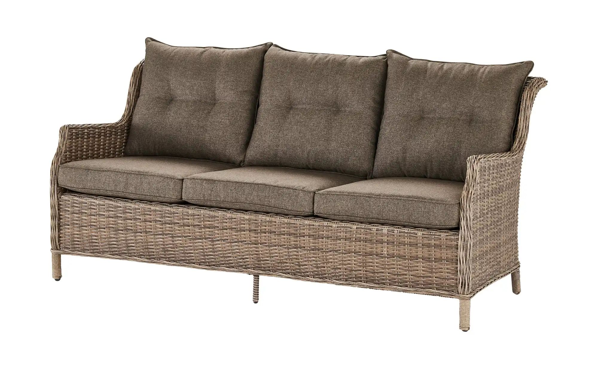 a casa mia Sofa, 3-Sitzer  Florenz 2 ¦ creme ¦ Maße (cm): B: 182 H: 86 T: 8 günstig online kaufen