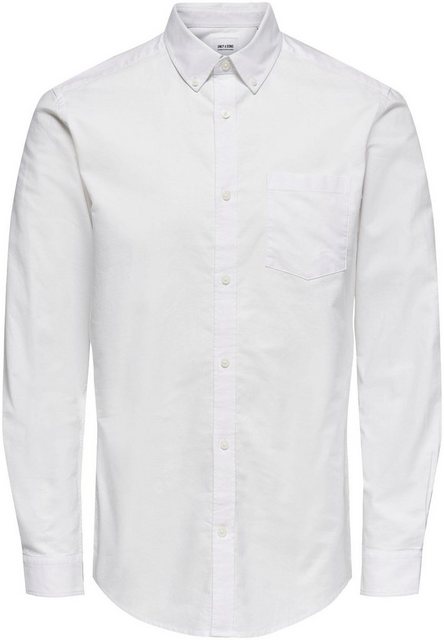 ONLY & SONS Langarmhemd NEIL LIFE ORGANIC OXFORD SHIRT günstig online kaufen