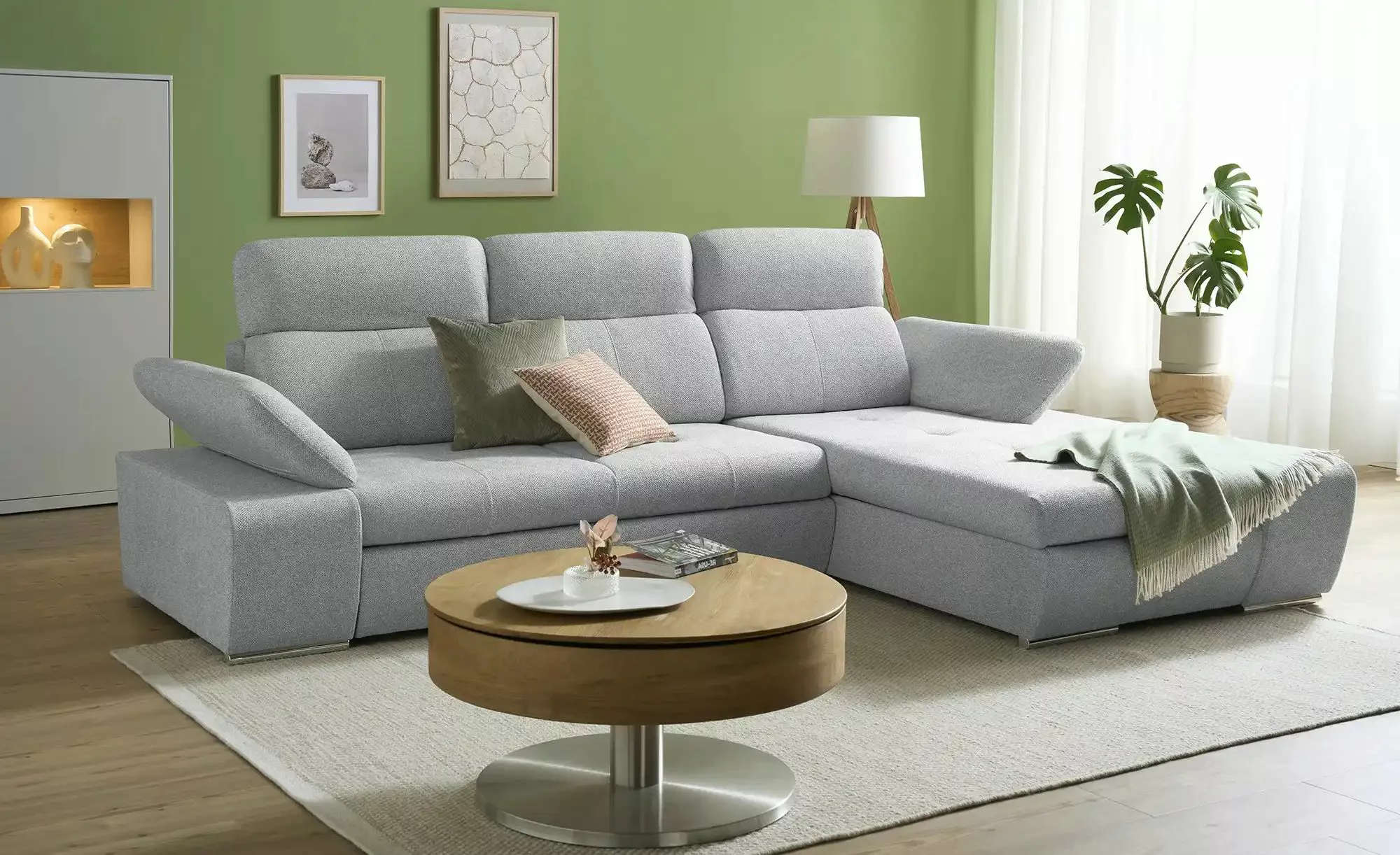 switch Ecksofa  Avilla ¦ grau ¦ Maße (cm): B: 285 H: 86 T: 187.0 Polstermöb günstig online kaufen