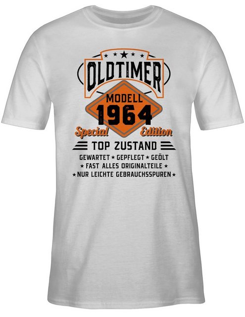 Shirtracer T-Shirt Oldtimer Modell 1964 - schwarz 60. Geburtstag günstig online kaufen