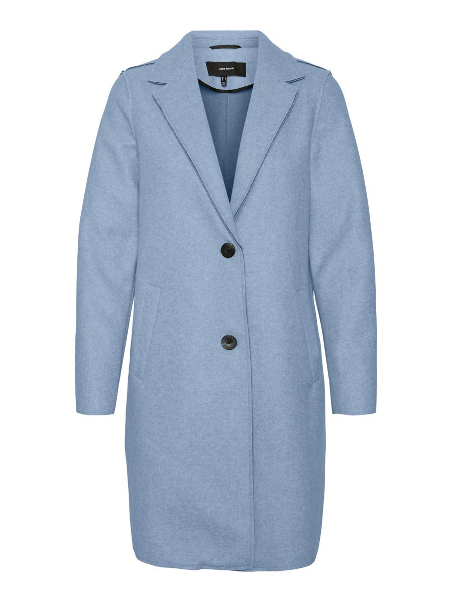 VERO MODA Long Coat Damen Blau günstig online kaufen