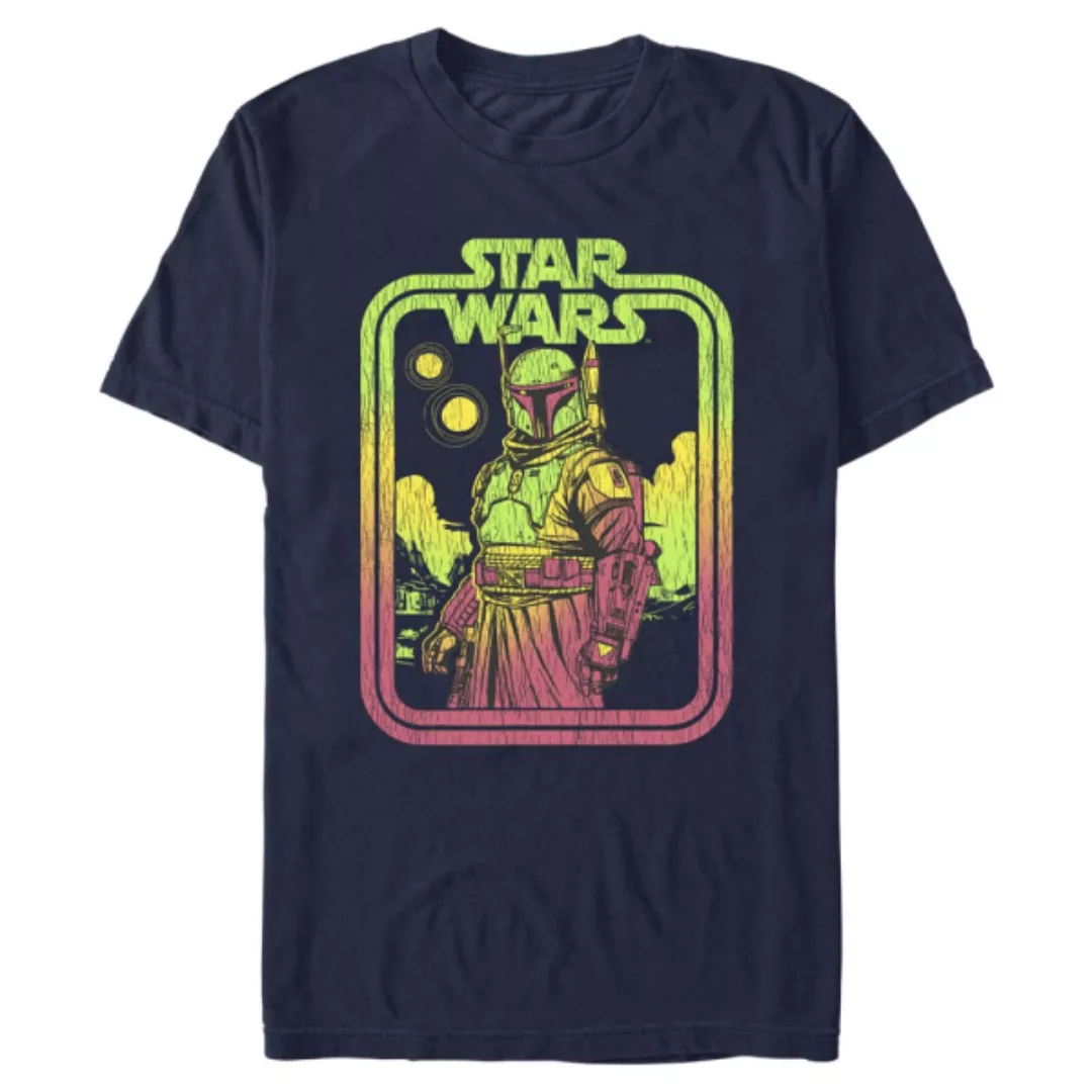 Star Wars - Book of Boba Fett - Boba Fett Boba Retro - Männer T-Shirt günstig online kaufen