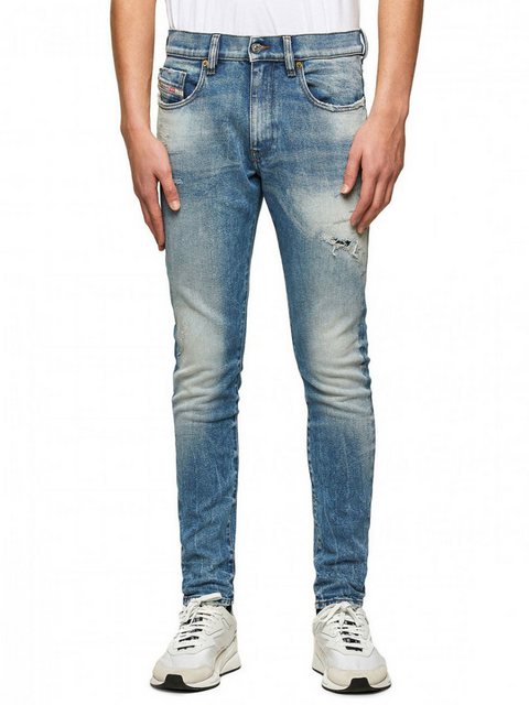 Diesel Slim-fit-Jeans Used-Look Stretch Hose - D-Strukt 009MW günstig online kaufen