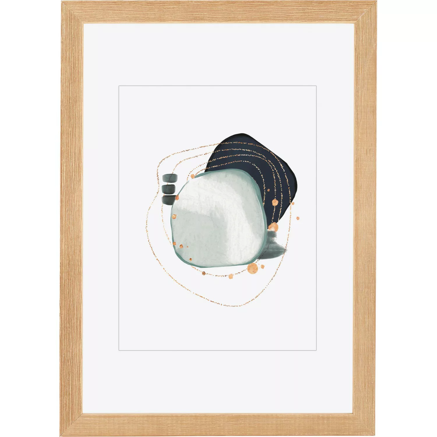 Holz-Bilderrahmen Eiche 21 cm x 29,7 cm günstig online kaufen