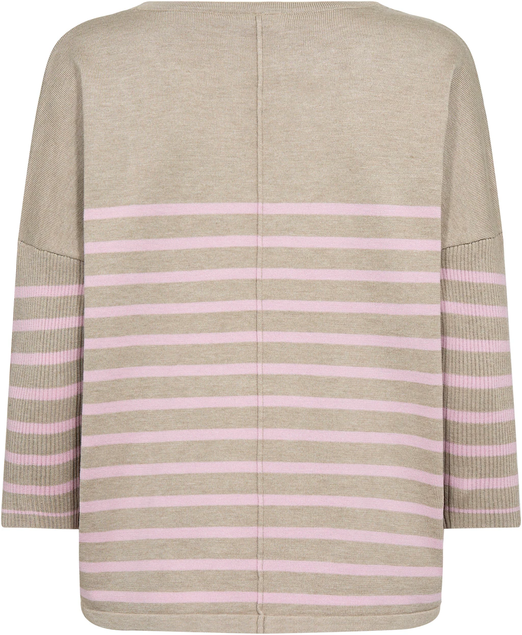 Saint Tropez Strickpullover "MilaSZ R-neck Stripe" günstig online kaufen