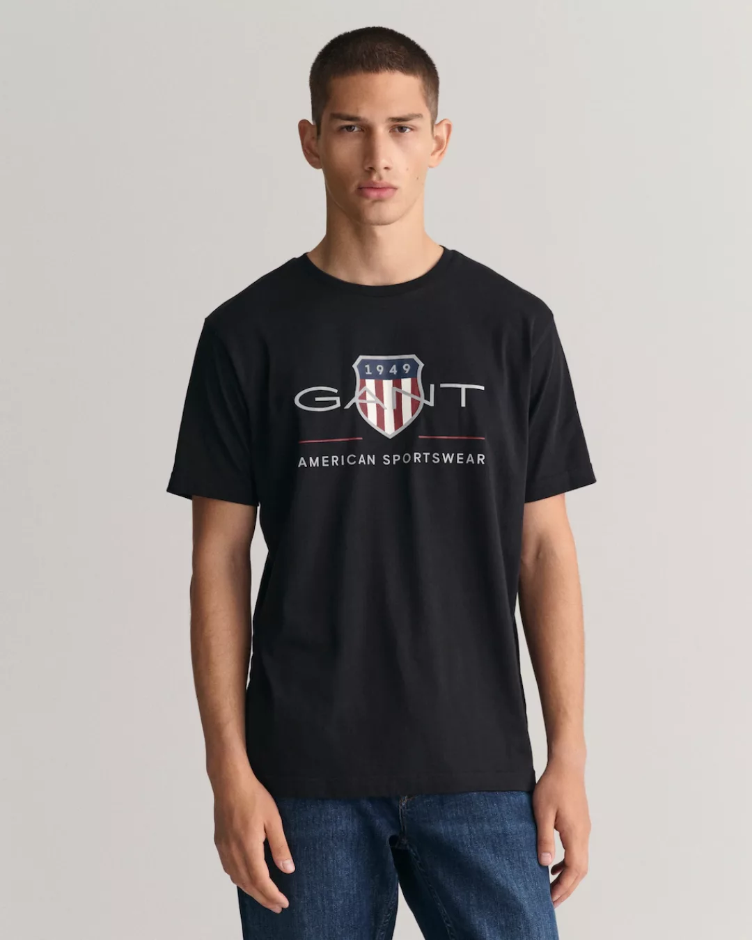 Gant T-Shirt "REG ARCHIVE SHIELD SS T-SHIRT", mit Logodruck auf der Brust günstig online kaufen