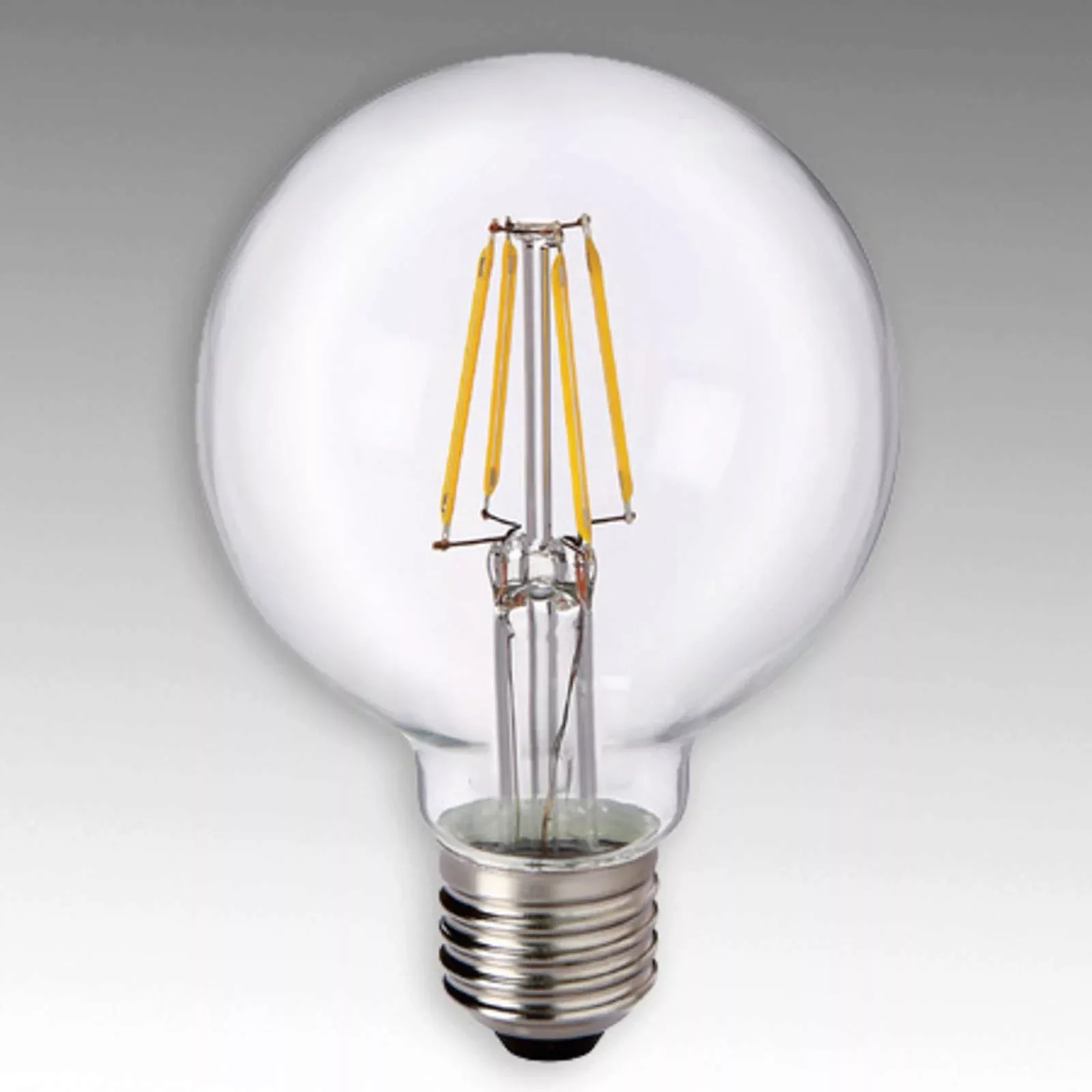 LED-Globelampe E27 4,5W 827 G80 Filament klar günstig online kaufen