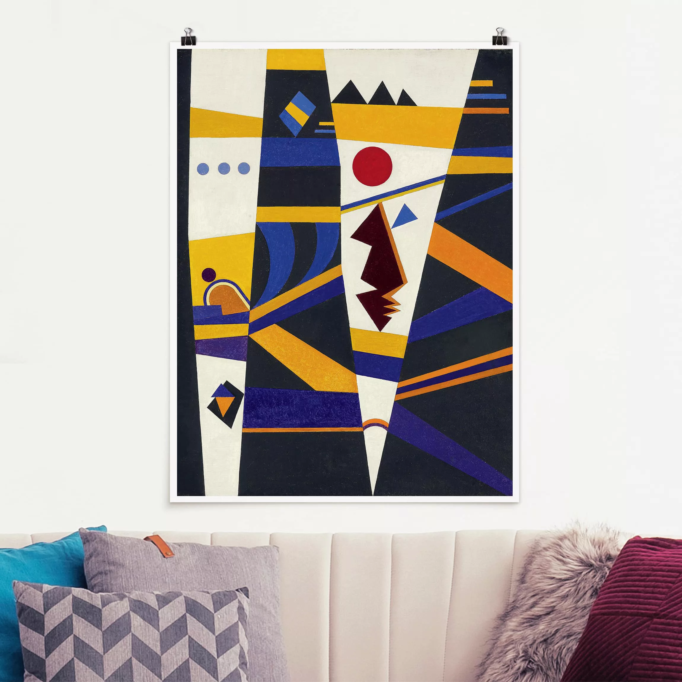 Poster - Hochformat Wassily Kandinsky - Bindung günstig online kaufen