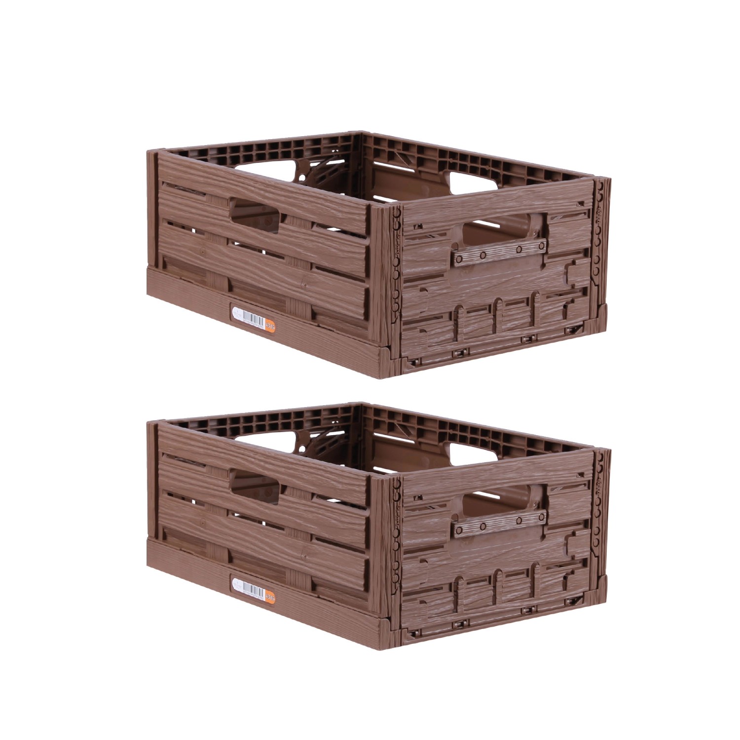 Bestlivings Faltbare Klappbox Holzoptik 40 x 30 cm 2 Stück günstig online kaufen