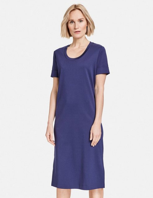 GERRY WEBER Midikleid Schlichtes Kleid mit schimmerndem Ausschnitt günstig online kaufen