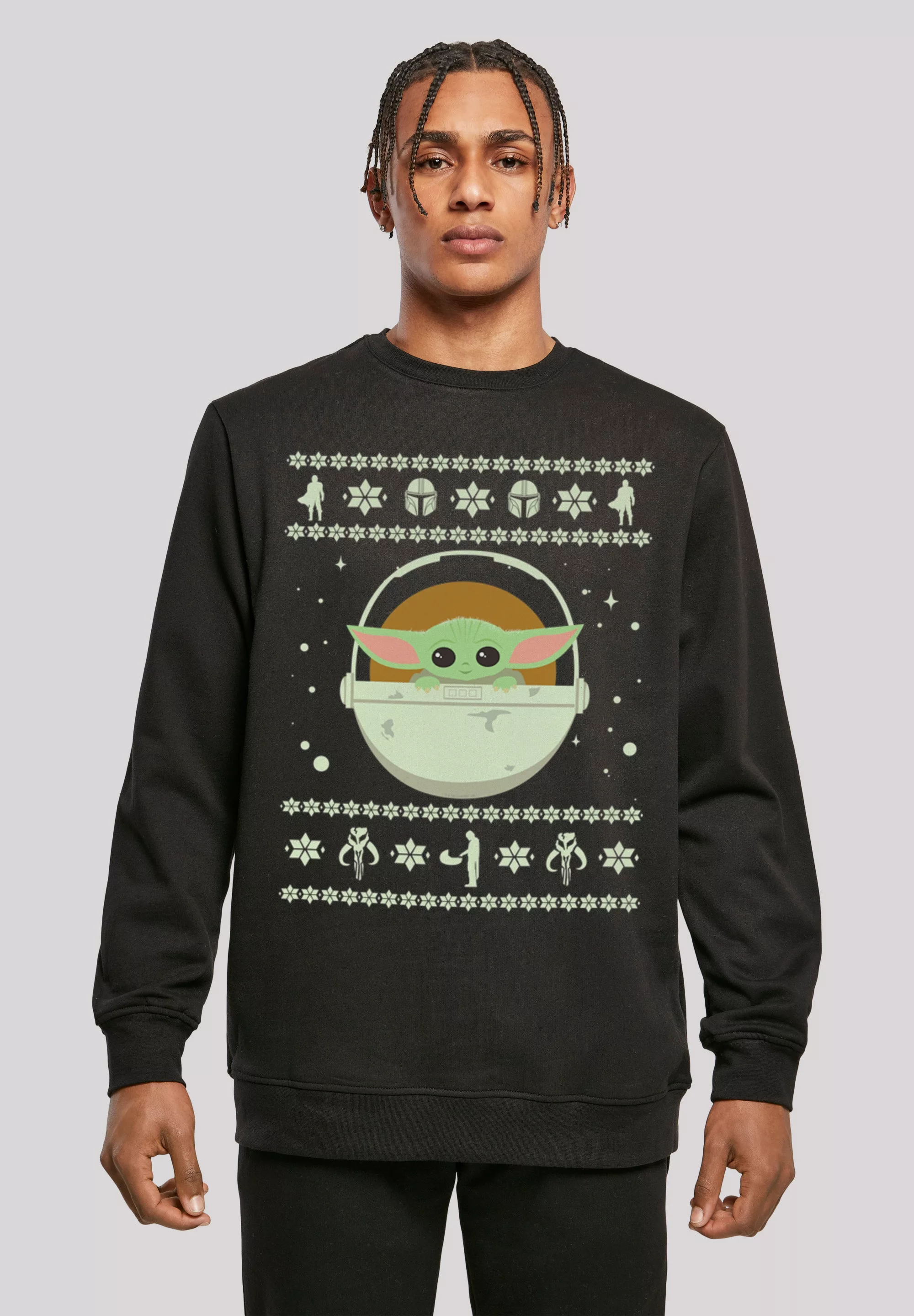 F4NT4STIC Kapuzenpullover "Star Wars The Mundalorian Christmas", Print günstig online kaufen