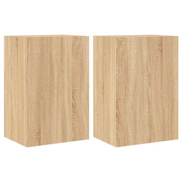 vidaXL TV-Schrank TV-Wandschränke 2 Stk. Sonoma-Eiche 40,5x30x60 cm Holzwer günstig online kaufen