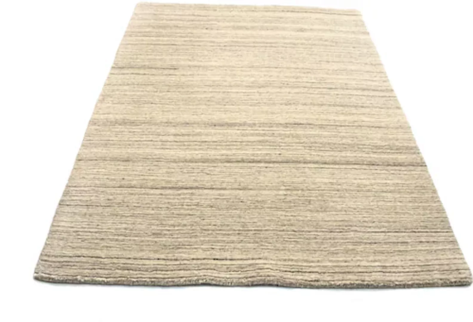morgenland Wollteppich »Loribaft Teppich handgewebt beige«, rechteckig günstig online kaufen