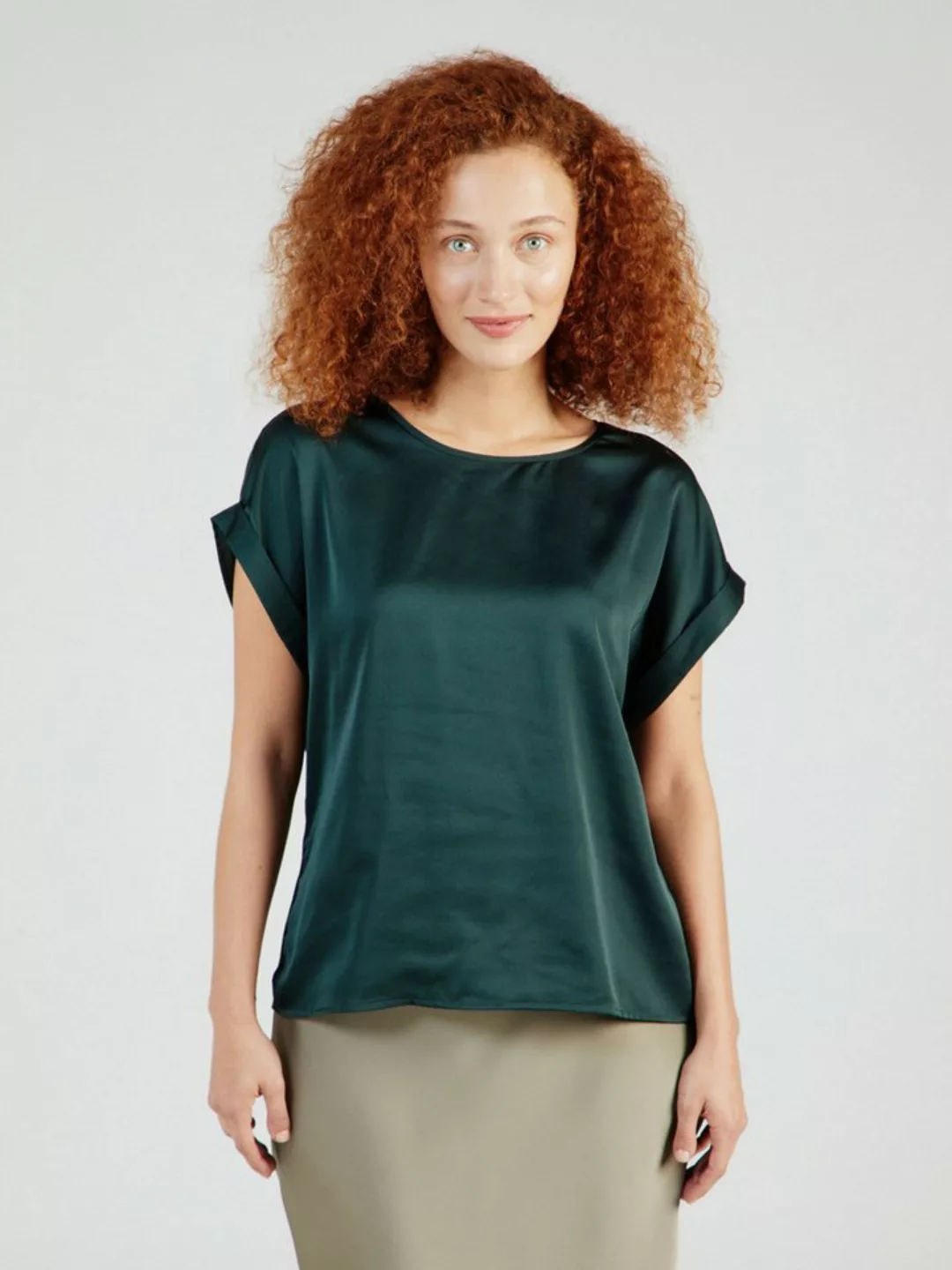 ONLY Kurzarmshirt "ONLLIEKE S/S SATIN MIX TOP WVN NOOS" günstig online kaufen