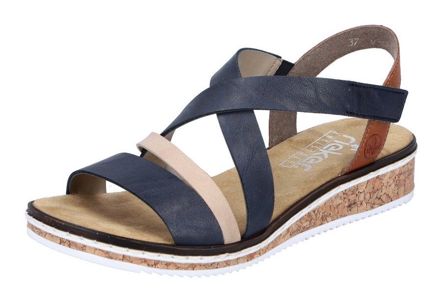 Rieker Riemchensandale, Sommerschuh, Sandalette, Keilabsatz, mit günstig online kaufen