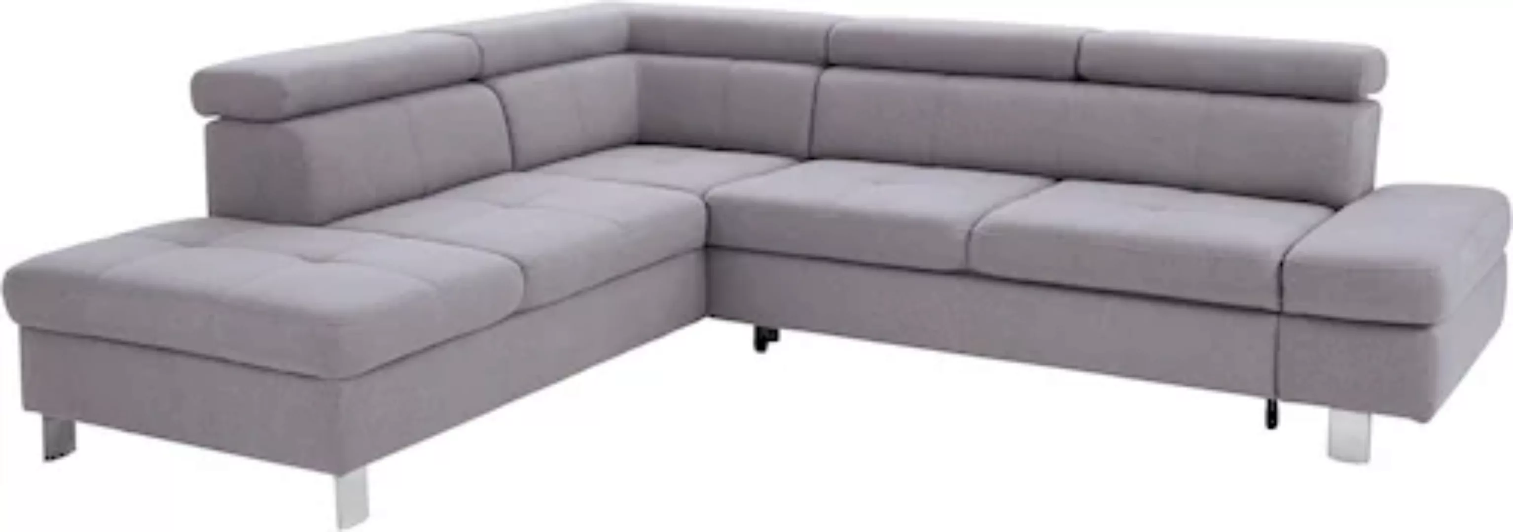 exxpo - sofa fashion Ecksofa »Fiji, L-Form«, mit Kopf- bzw. Rückenverstellu günstig online kaufen