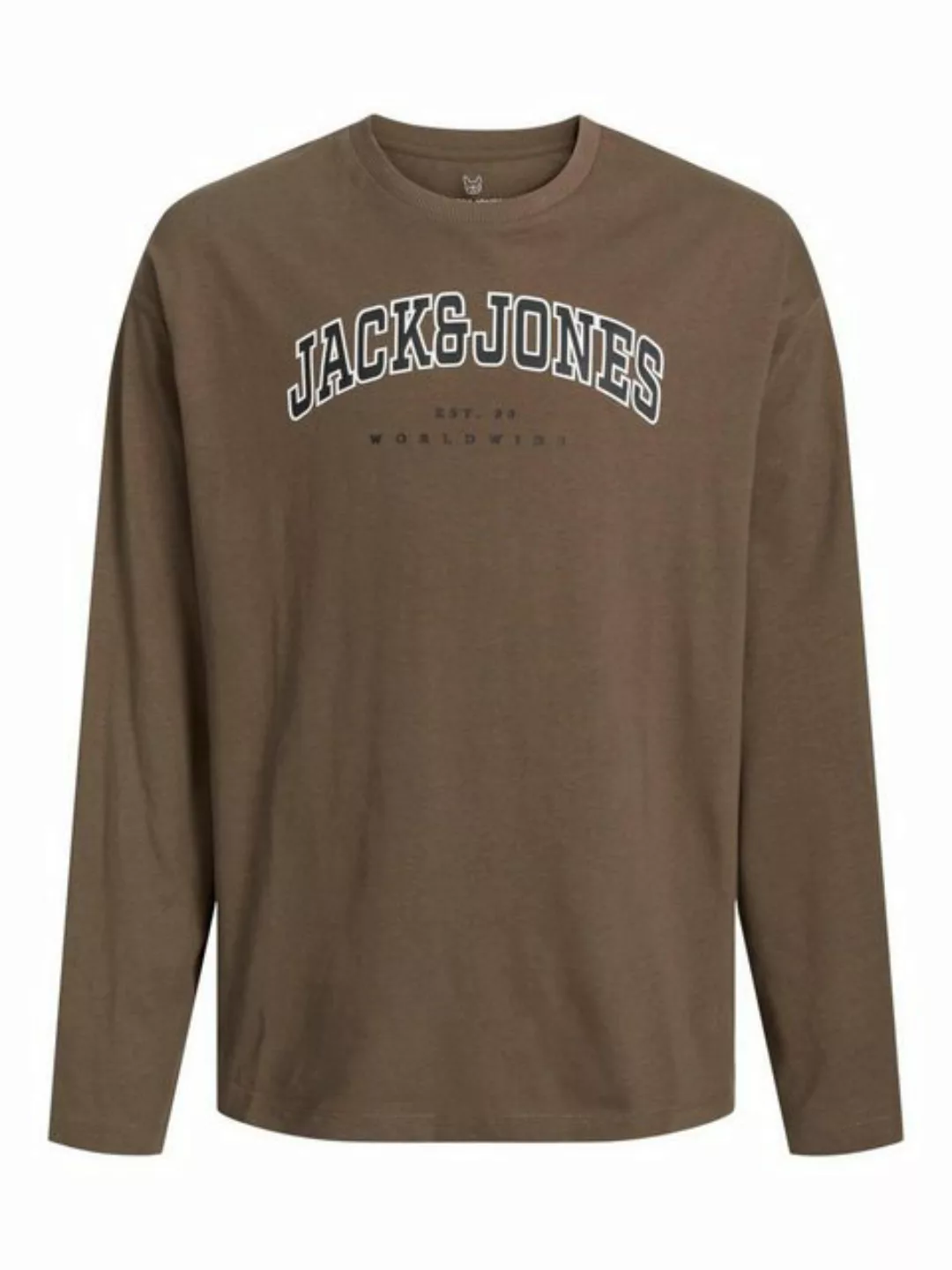 Jack & Jones Langarmshirt JJECALEB VARSITY TEE LS O-NECK JNR günstig online kaufen