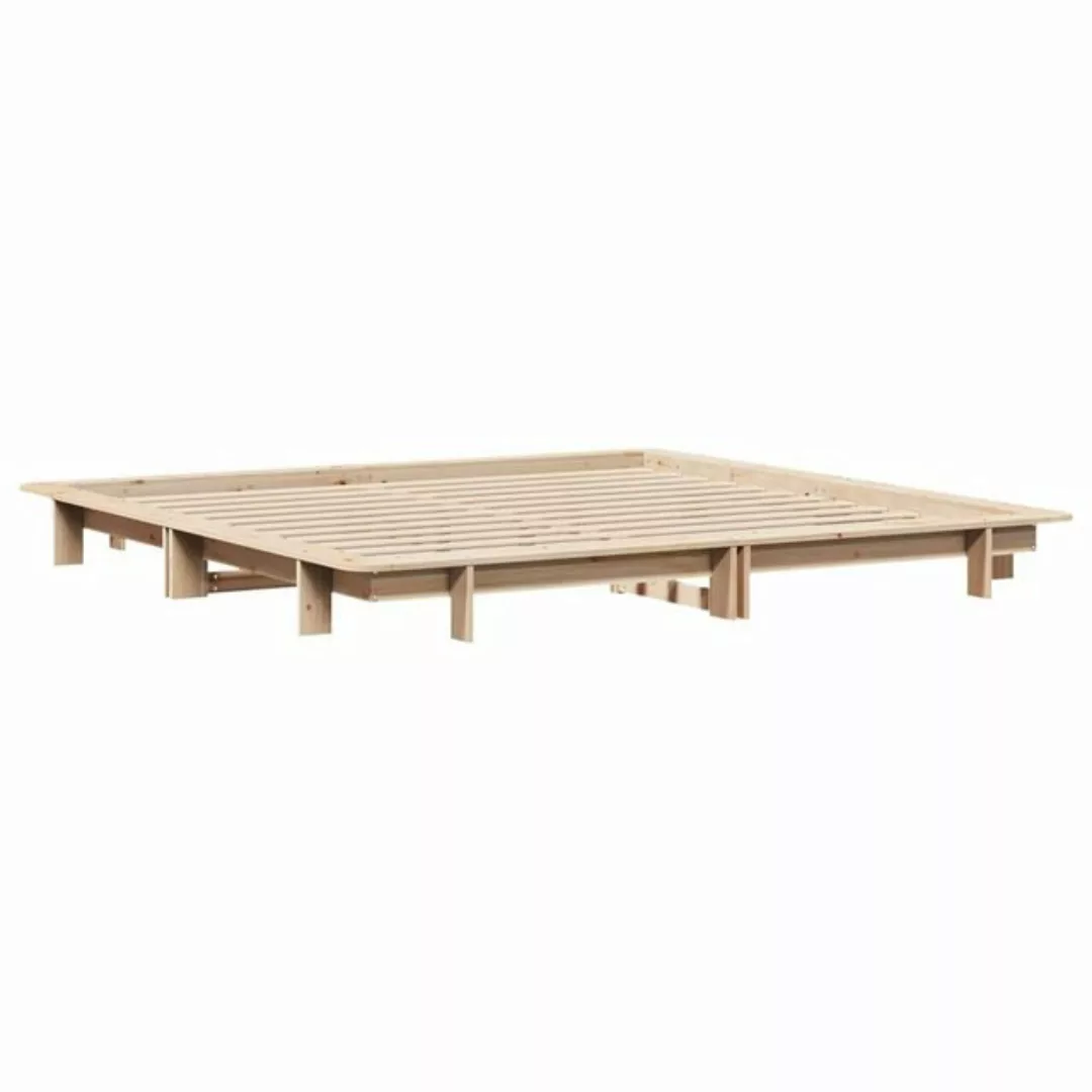 vidaXL Bett Massivholzbett ohne Matratze 180x200 Kiefernholz günstig online kaufen