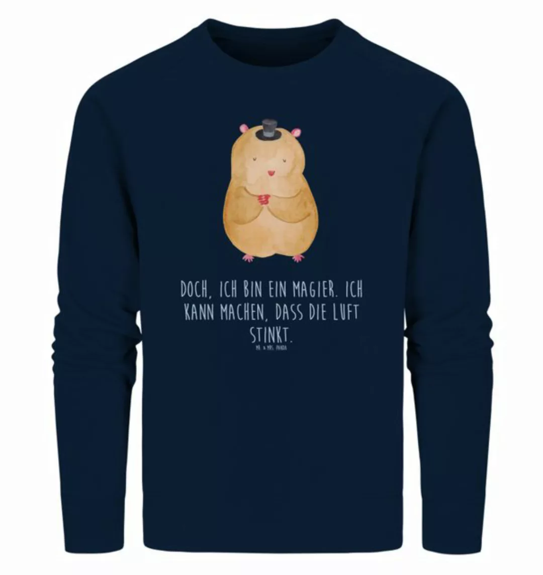 Mr. & Mrs. Panda Longpullover Größe XL Hamster Hut - French Navy - Geschenk günstig online kaufen