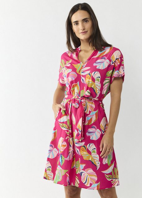 Codello Shirtkleid mit leuchtendem Blumenmuster günstig online kaufen