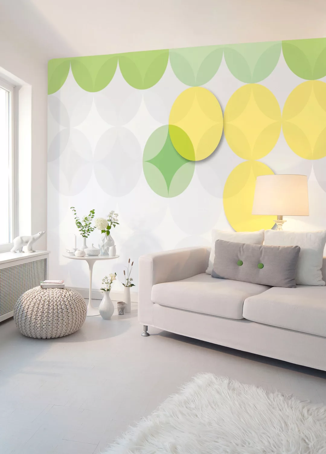 Architects Paper Fototapete »Atelier 47 Circle Pattern 3«, Mit Punkten, Vli günstig online kaufen